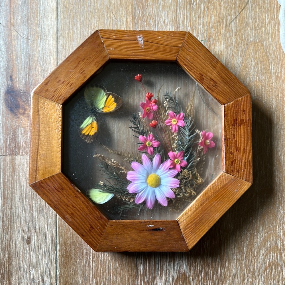 Faux Floral Wall Art